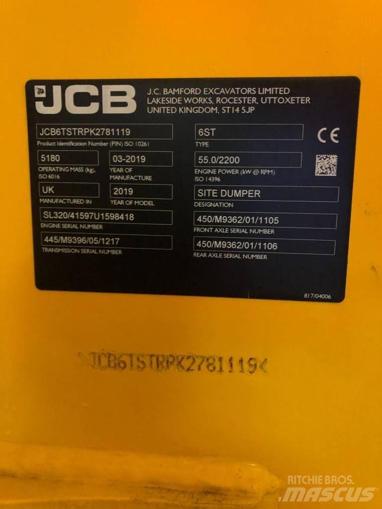 JCB 6 ST Stavebné sklápače