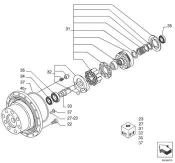 Kobelco - ax - 71470981 Prevodovka