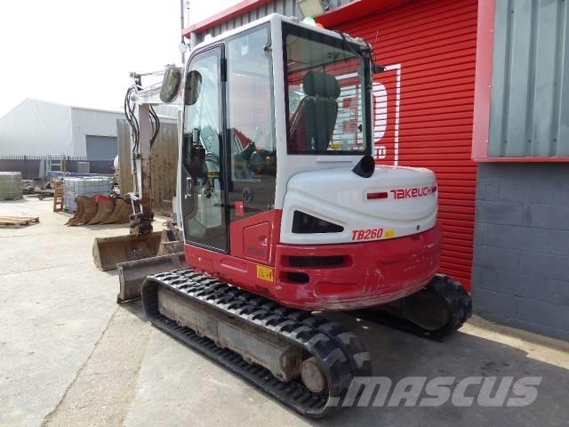 Takeuchi TB 260 Mini rýpadlá < 7t