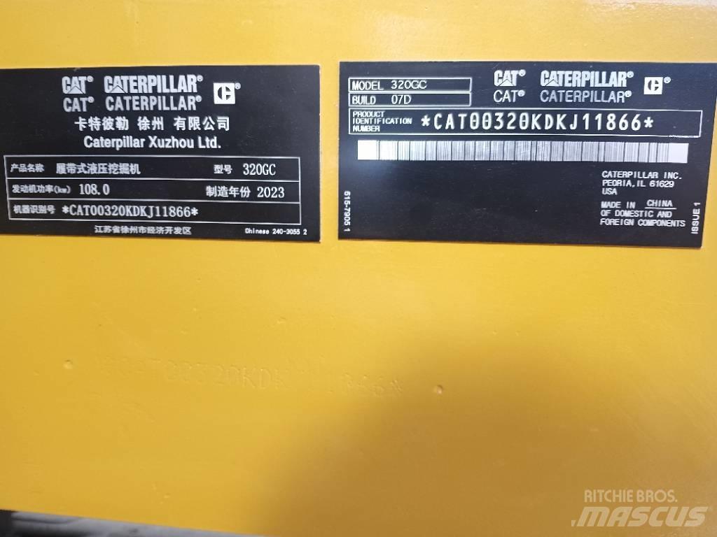 CAT 320 GC Pásové rýpadlá