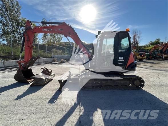 Kubota KX080-4 Pásové rýpadlá