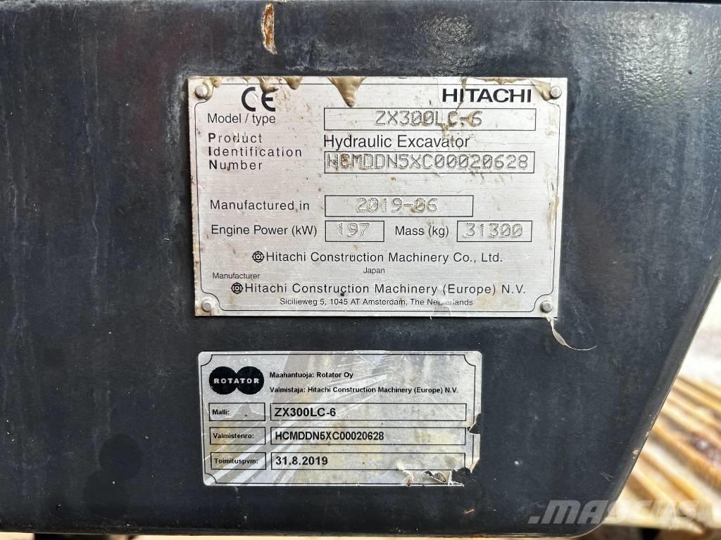Hitachi ZX 300 LC-6 Pásové rýpadlá