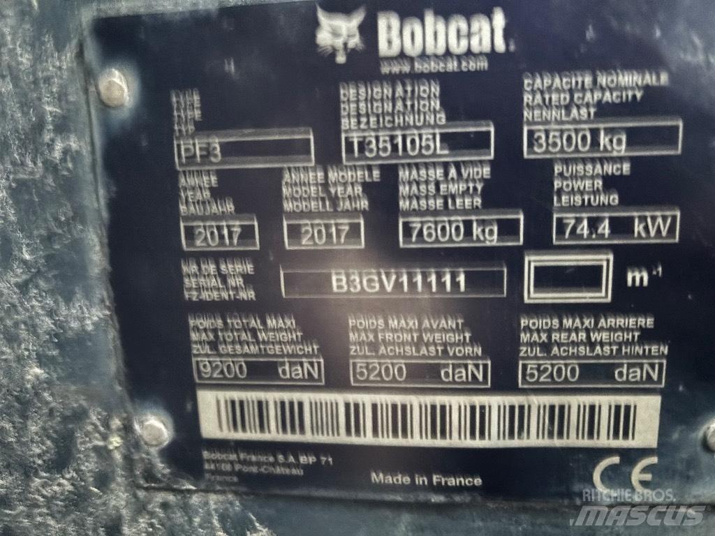 Bobcat T 35.105 L Teleskopické manipulátory