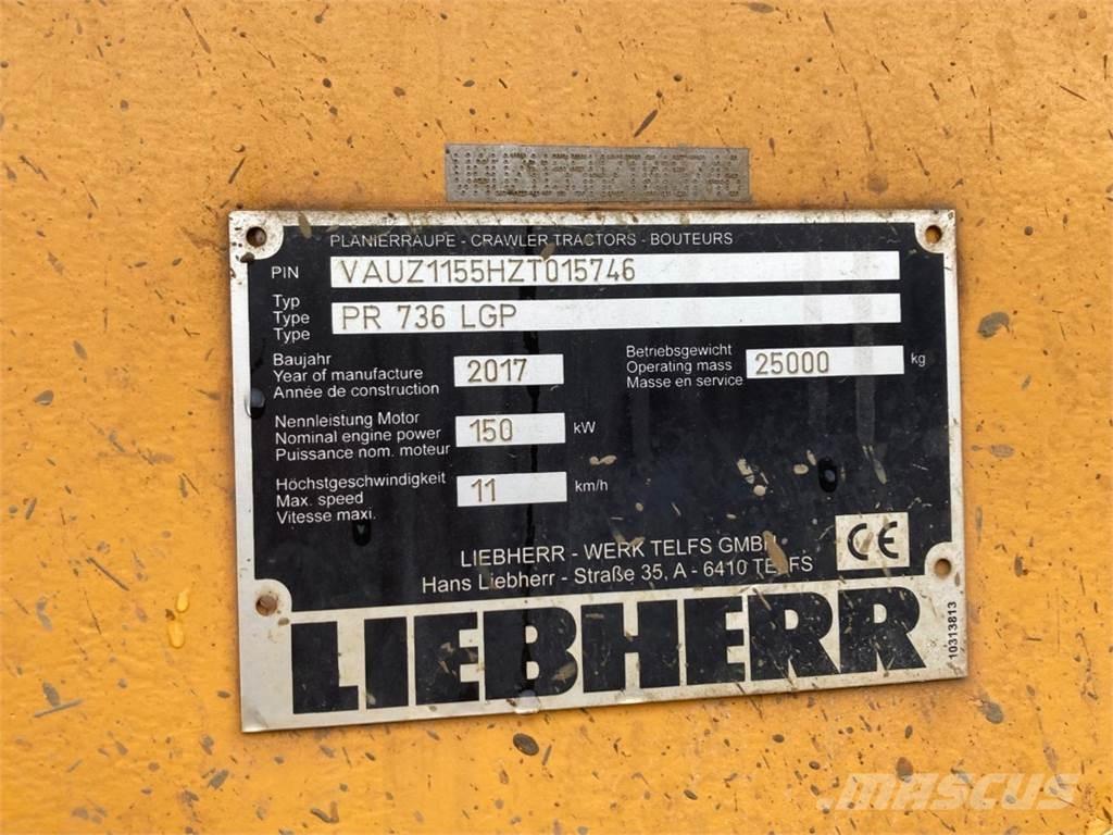 Liebherr PR736 LGP Pásové dozéry