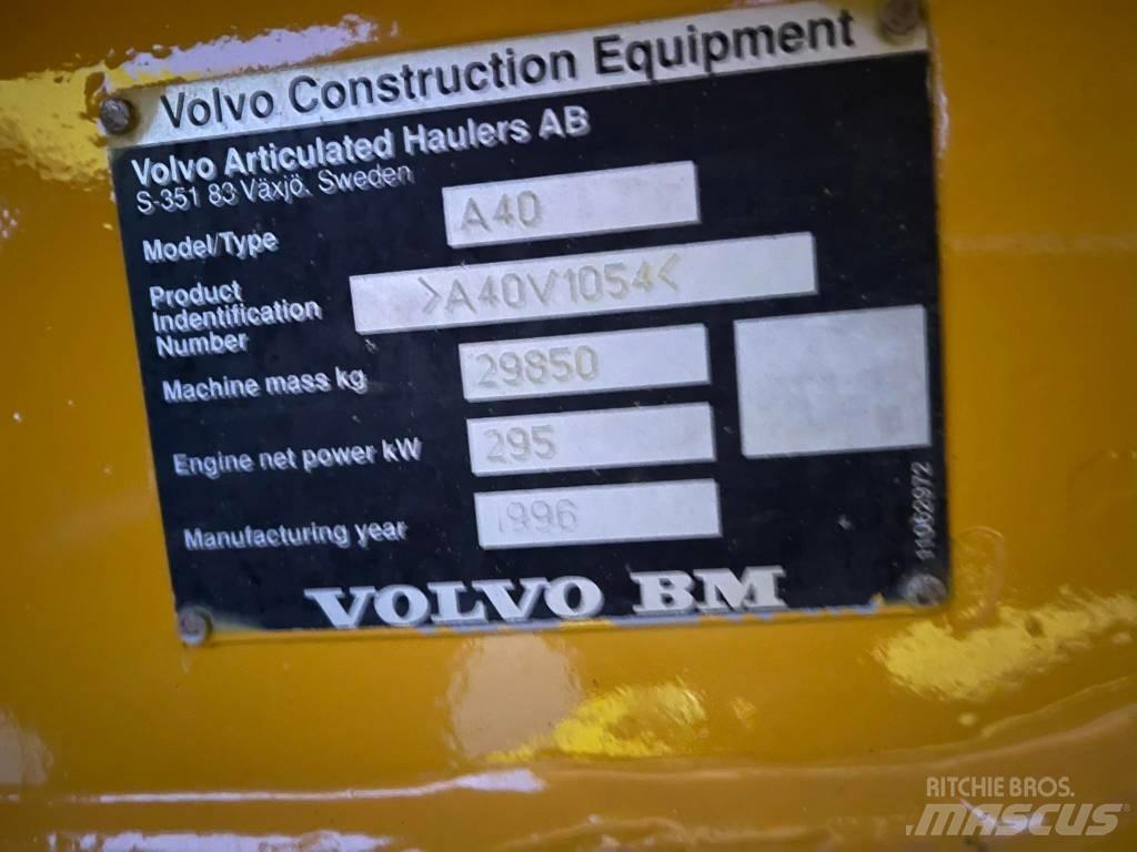 Volvo A40C Kĺbové nákladné autá
