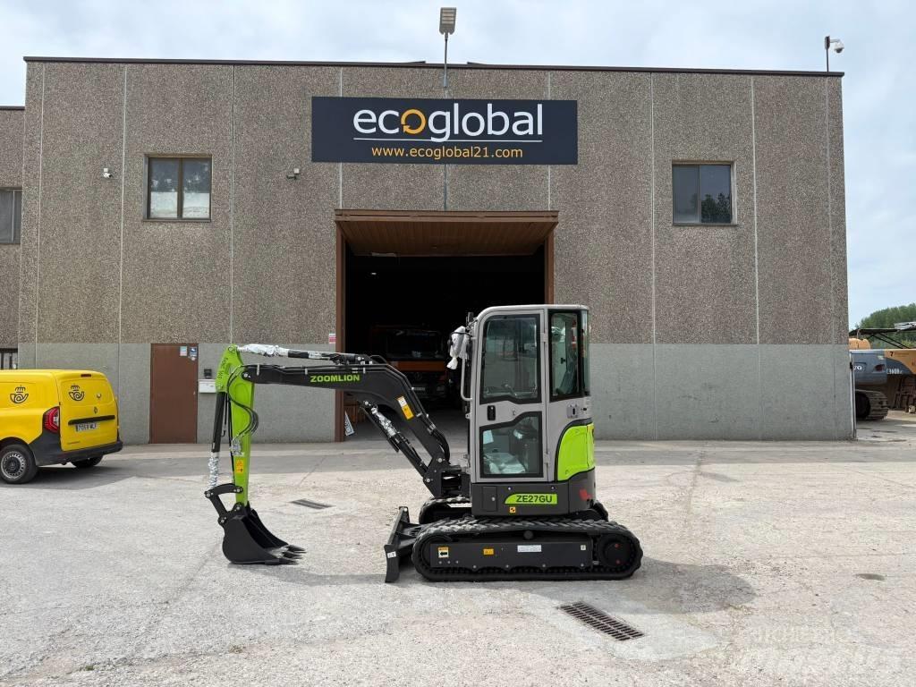 Zoomlion ZE27 GU Mini rýpadlá < 7t