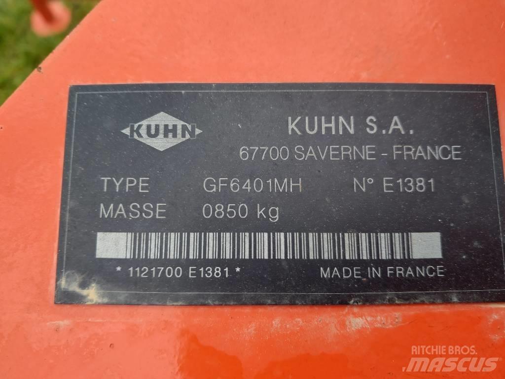 Kuhn GF 6401 M H Obracače a zhrabovače sena