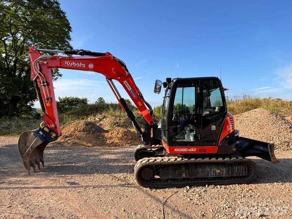 Kubota KX 080-4 Mini rýpadlá < 7t