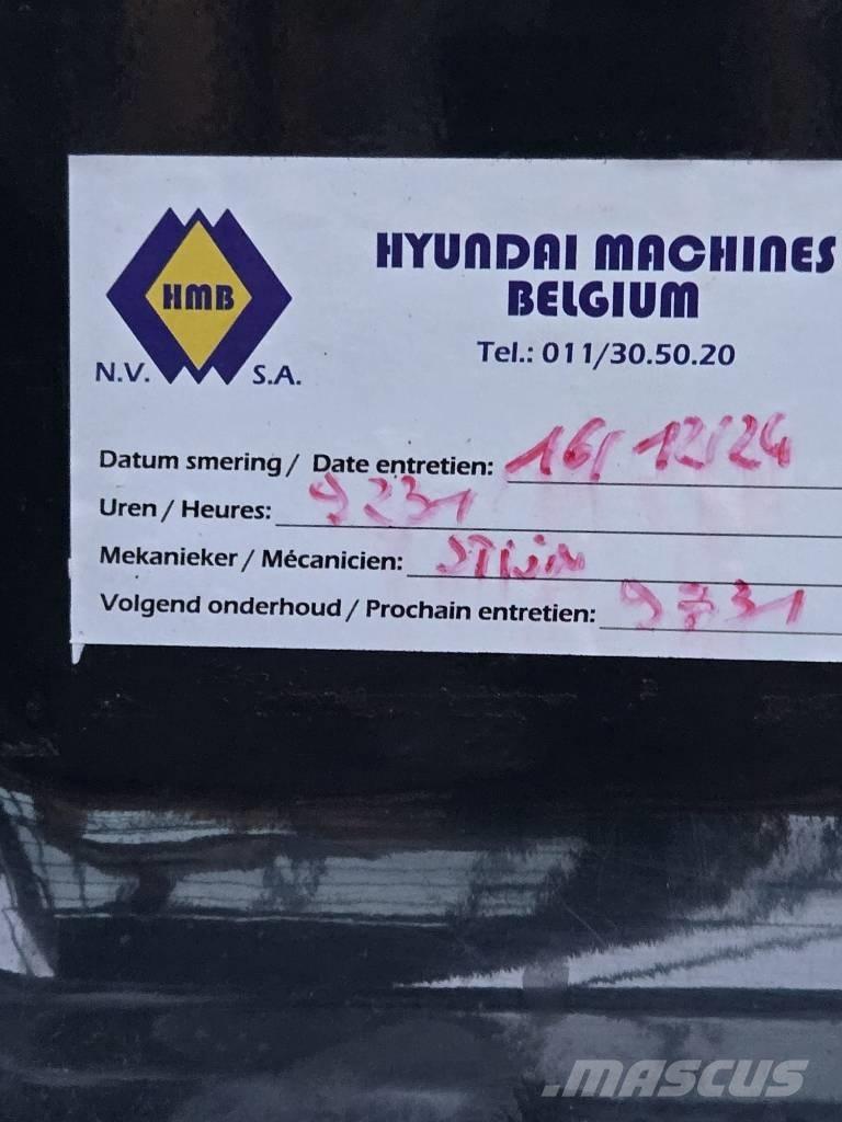 Hyundai R 180W-9A Kolesové rýpadlá