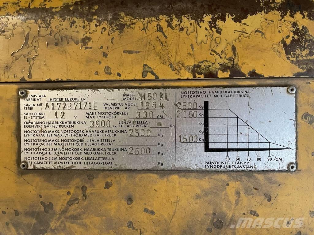 Hyster H 50 XL LPG vozíky