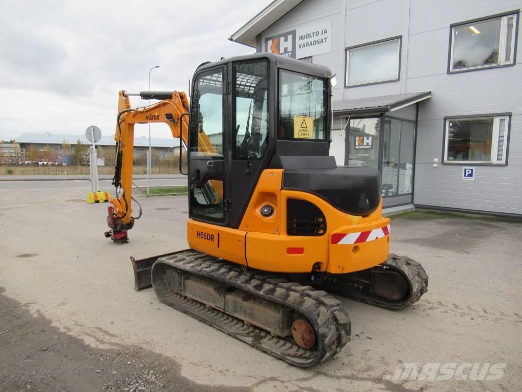Hanix H 55 DR Mini rýpadlá < 7t