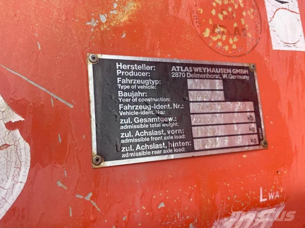 Atlas 1704 Kolesové rýpadlá