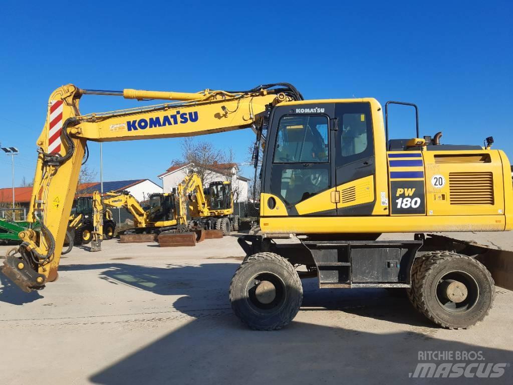 Komatsu PW180-11 Kolesové rýpadlá