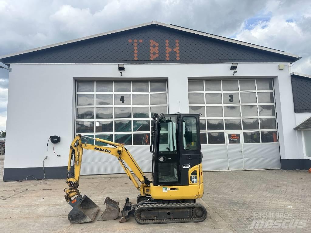 Komatsu PC 16 R-3HS Mini rýpadlá < 7t