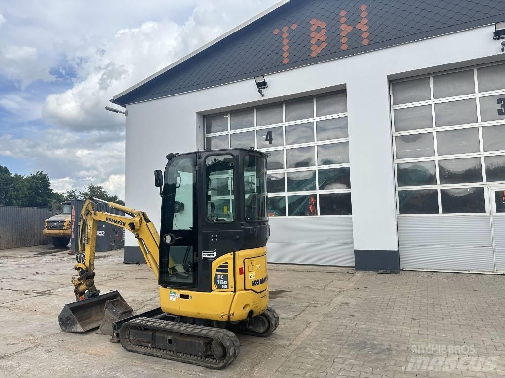 Komatsu PC 16 R-3HS Mini rýpadlá < 7t