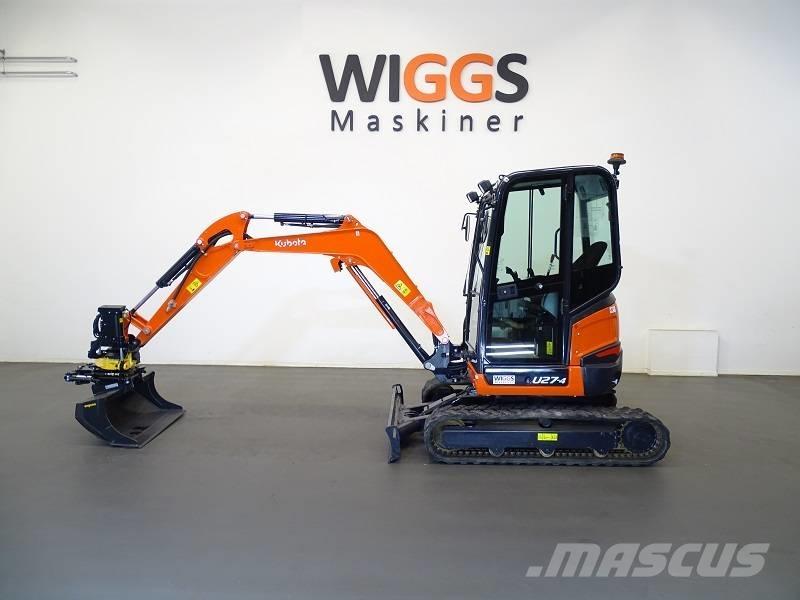 Kubota U 27-4 Mini rýpadlá < 7t
