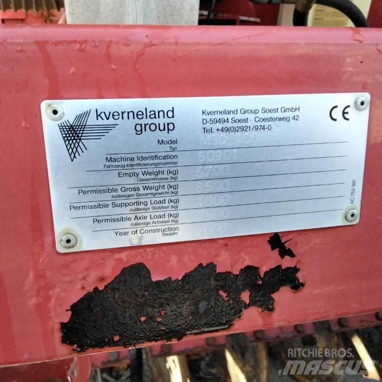 Kverneland MSC 400 Mechanické sejačky