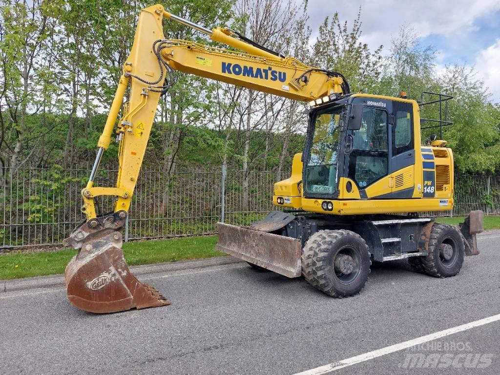Komatsu PW148-11 Kolesové rýpadlá