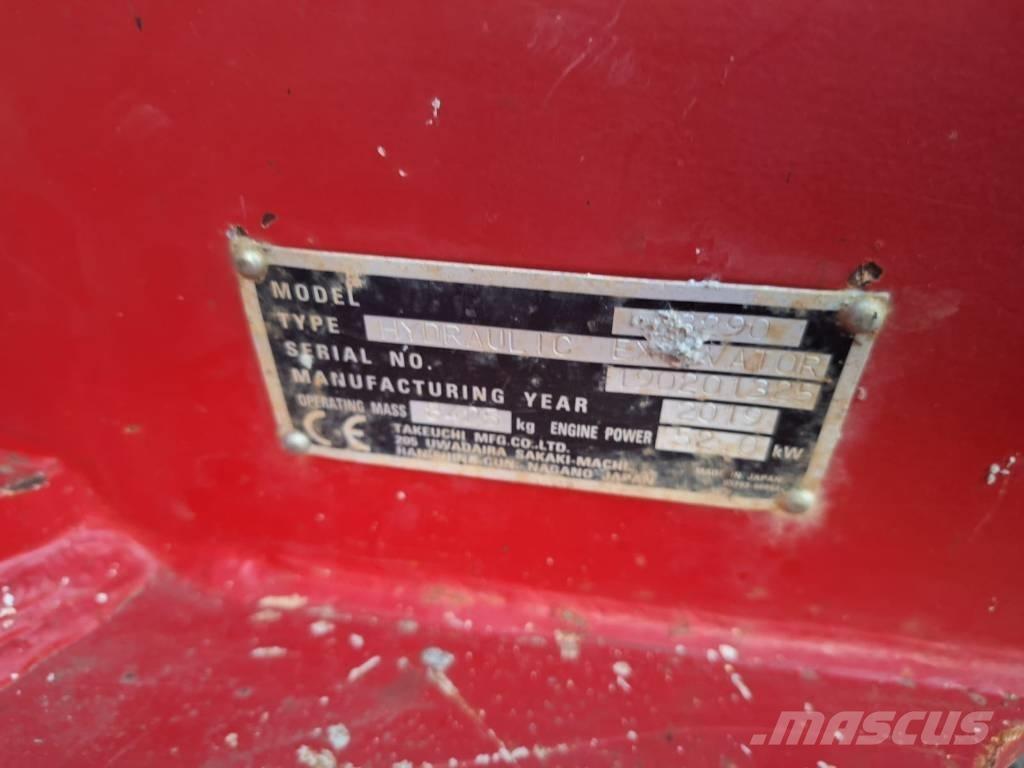 Takeuchi TB 290 Midi rýpadlá 7 t - 12 t