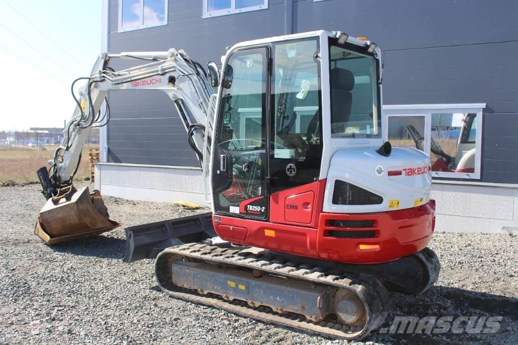 Takeuchi TB 250 Mini rýpadlá < 7t