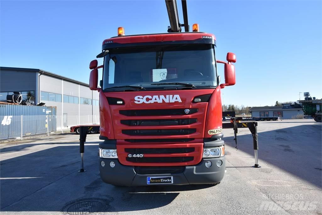 Scania G440 8X4 Autožeriavy, hydraulické ruky