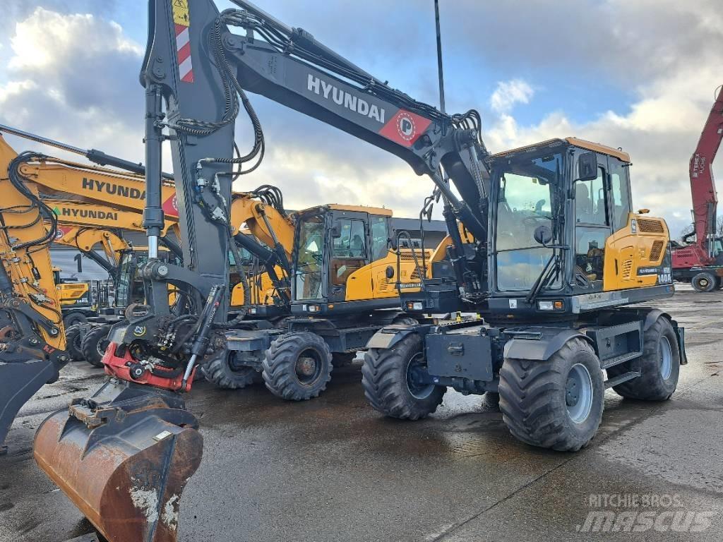 Hyundai HW140A Kolesové rýpadlá
