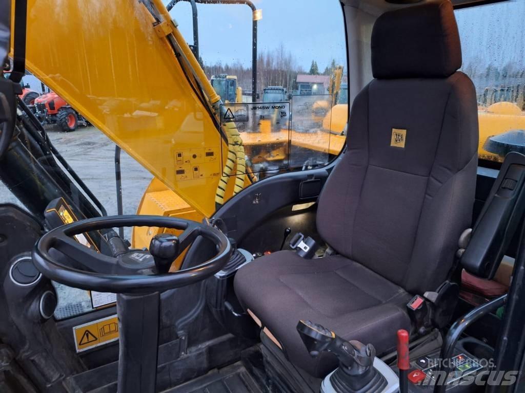 JCB JS 145 W Kolesové rýpadlá