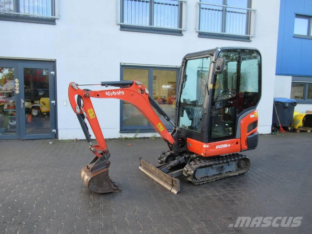 Kubota KX 016-4 Mini rýpadlá < 7t