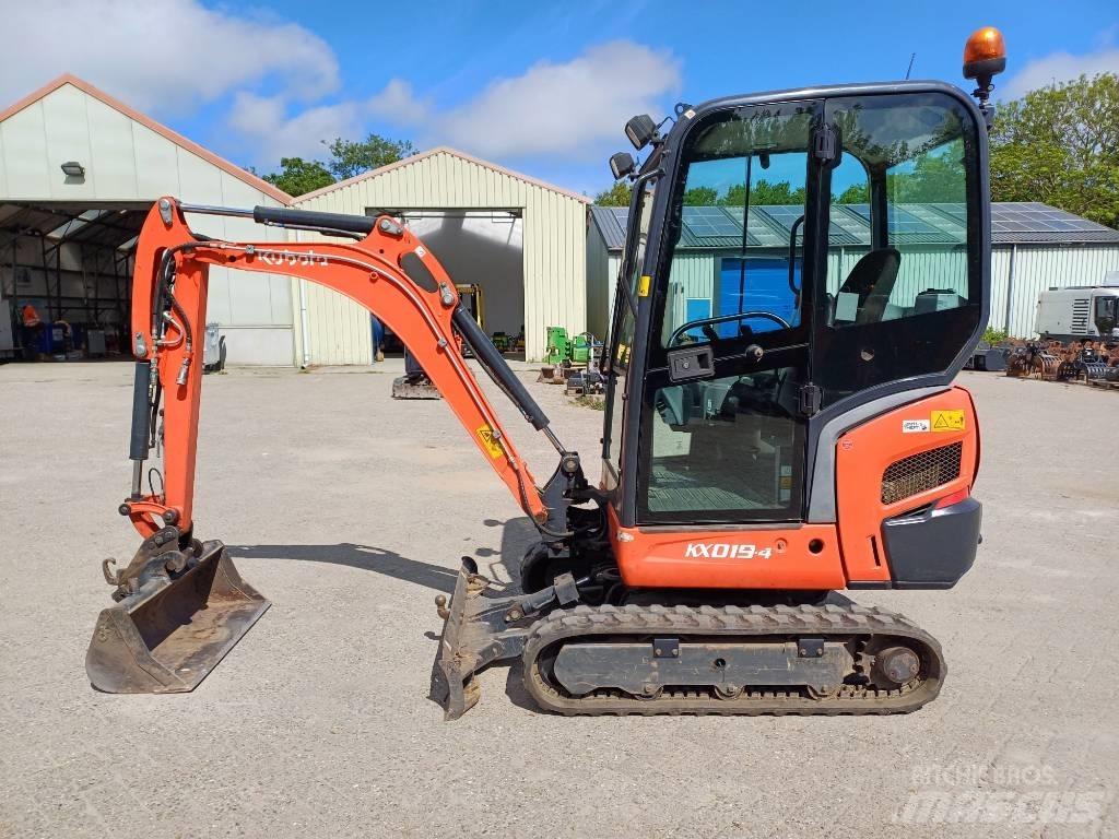 Kubota KX 019-4 Mini rýpadlá < 7t