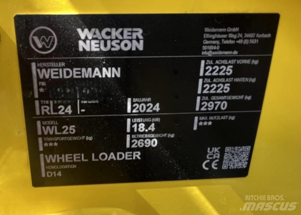 Wacker Neuson WL 25 Kolesové nakladače