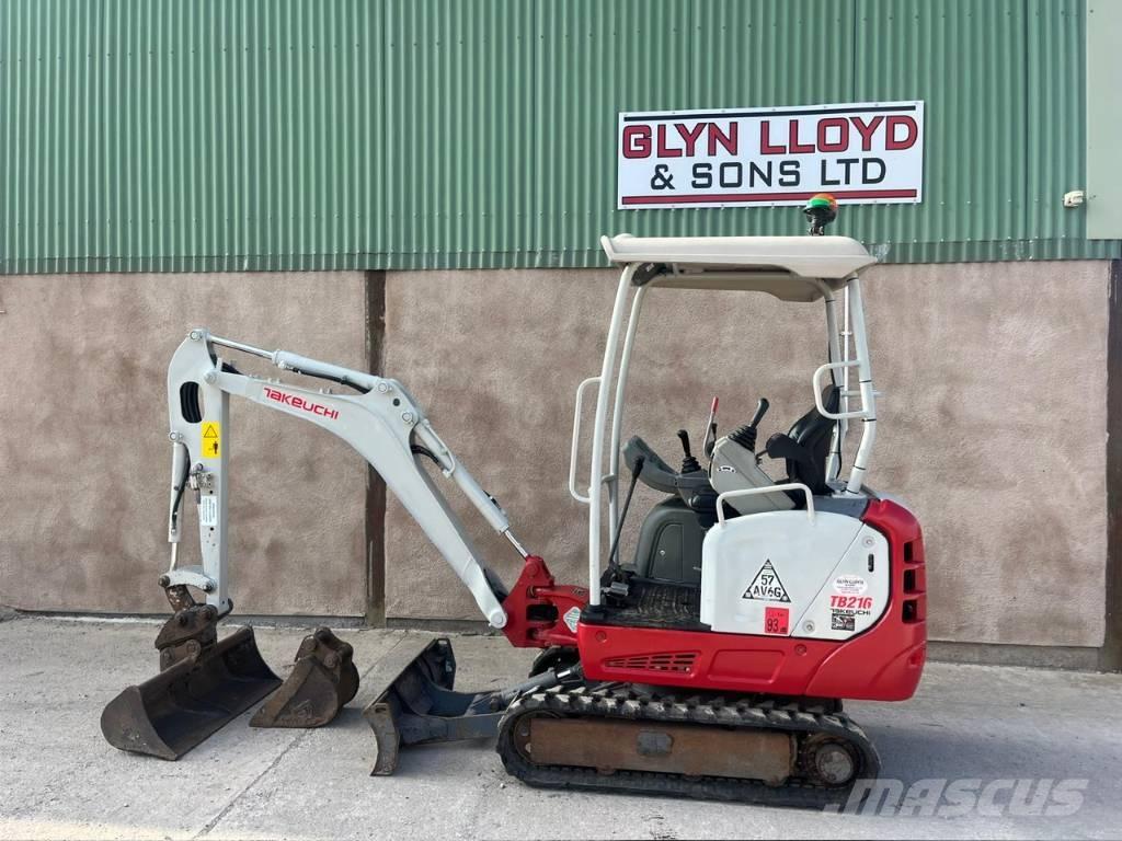 Takeuchi TB 216 Mini rýpadlá < 7t