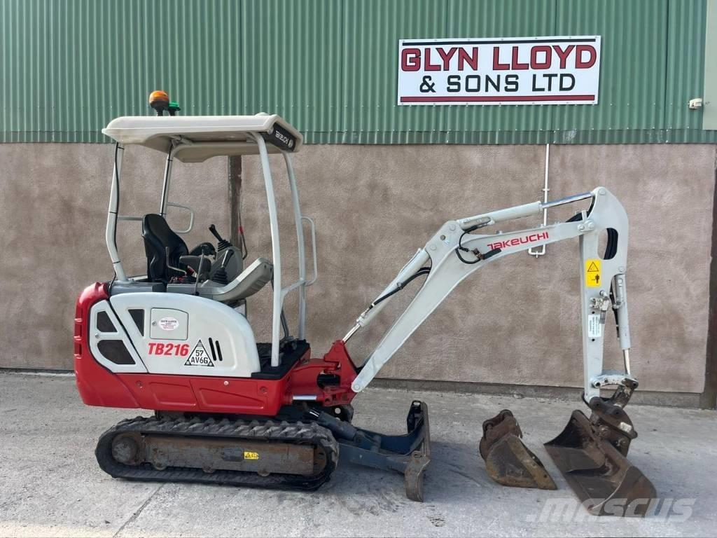 Takeuchi TB 216 Mini rýpadlá < 7t