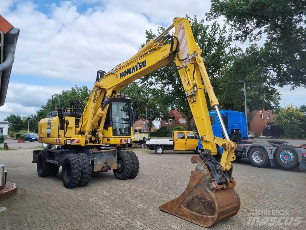 Komatsu PW 160-7E0 Kolesové rýpadlá