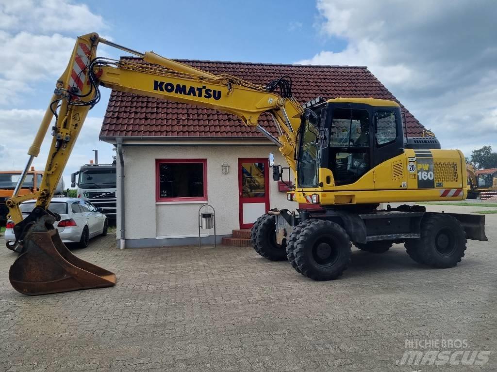 Komatsu PW 160-7E0 Kolesové rýpadlá