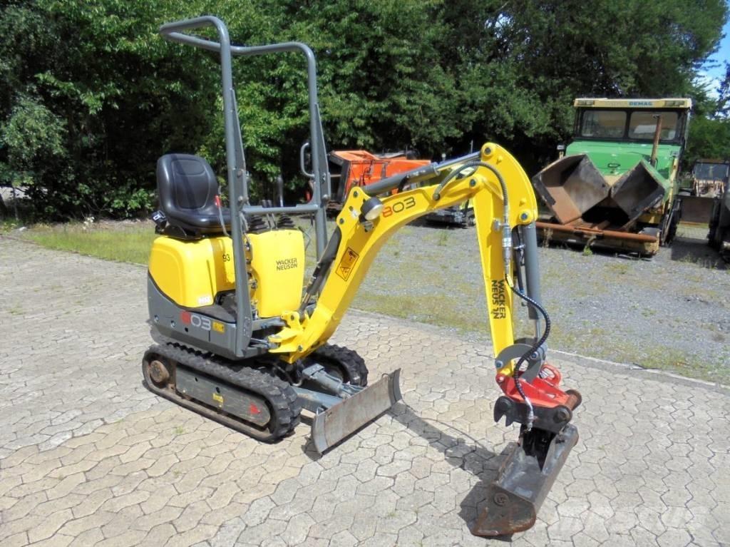 Wacker Neuson 803 Mini rýpadlá < 7t