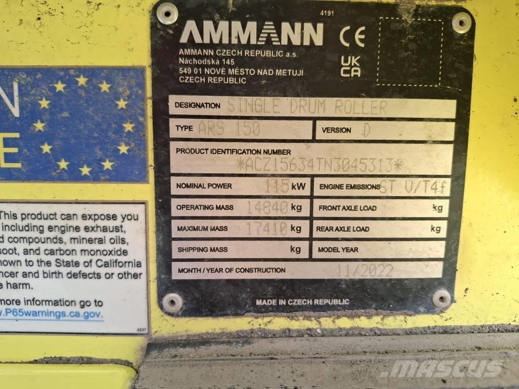 Ammann ARS 150D Vibračné zhutňovače