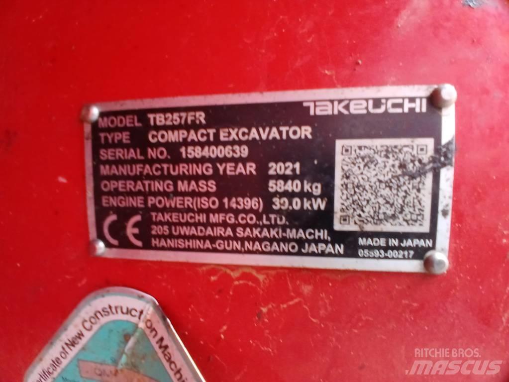 Takeuchi TB 257 FR Mini rýpadlá < 7t