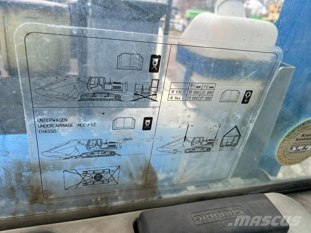Liebherr R 944 C V Demolačné rýpadlá