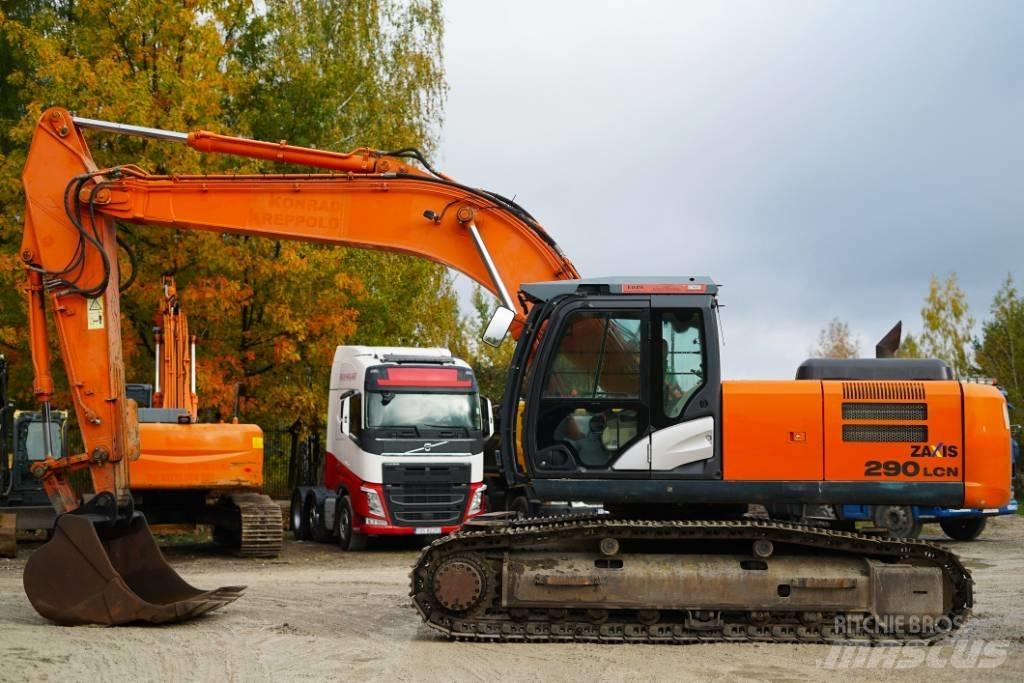 Hitachi ZX 290 Pásové rýpadlá