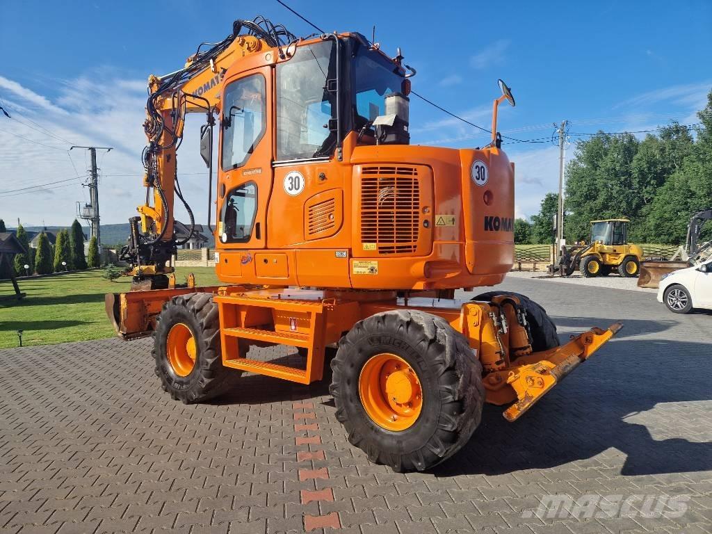 Komatsu PW110 Kolesové rýpadlá