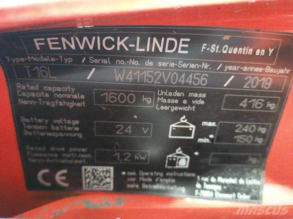 Linde T16L Nízkozdvižný vozík