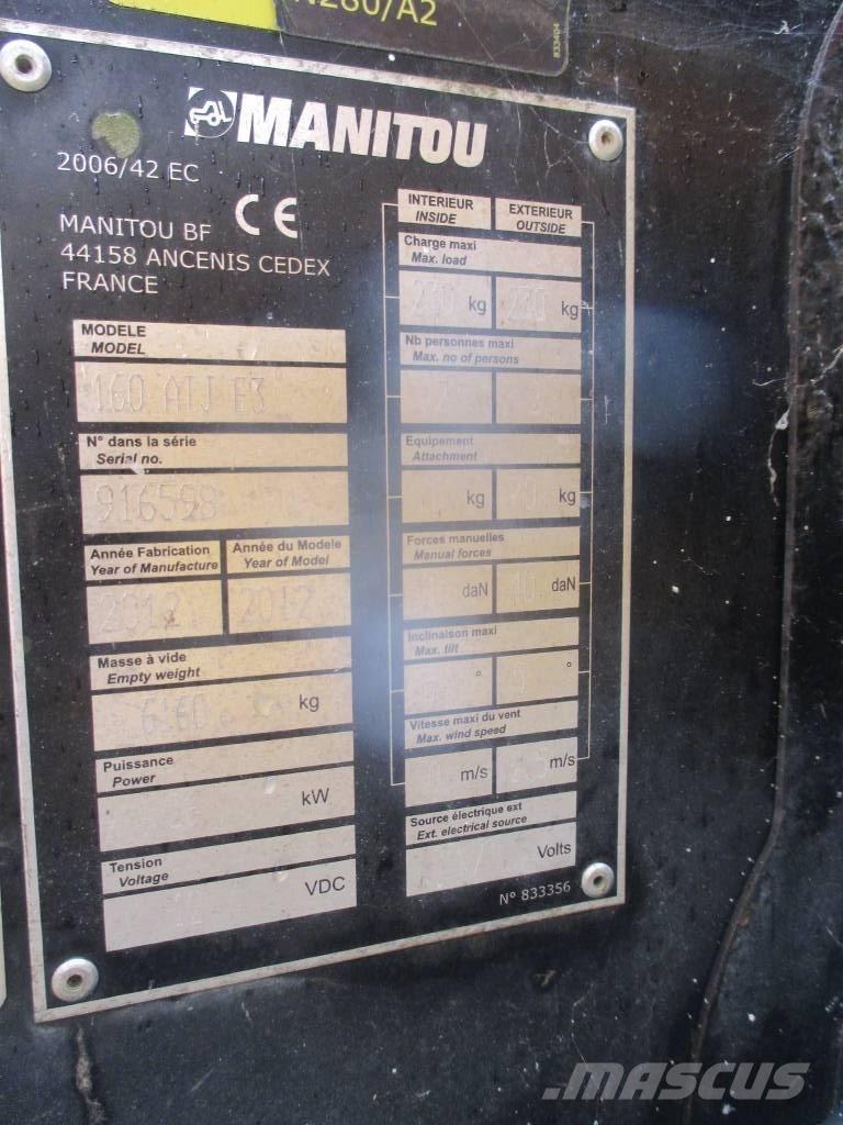 Manitou 160 ATJ Kĺbové plošiny