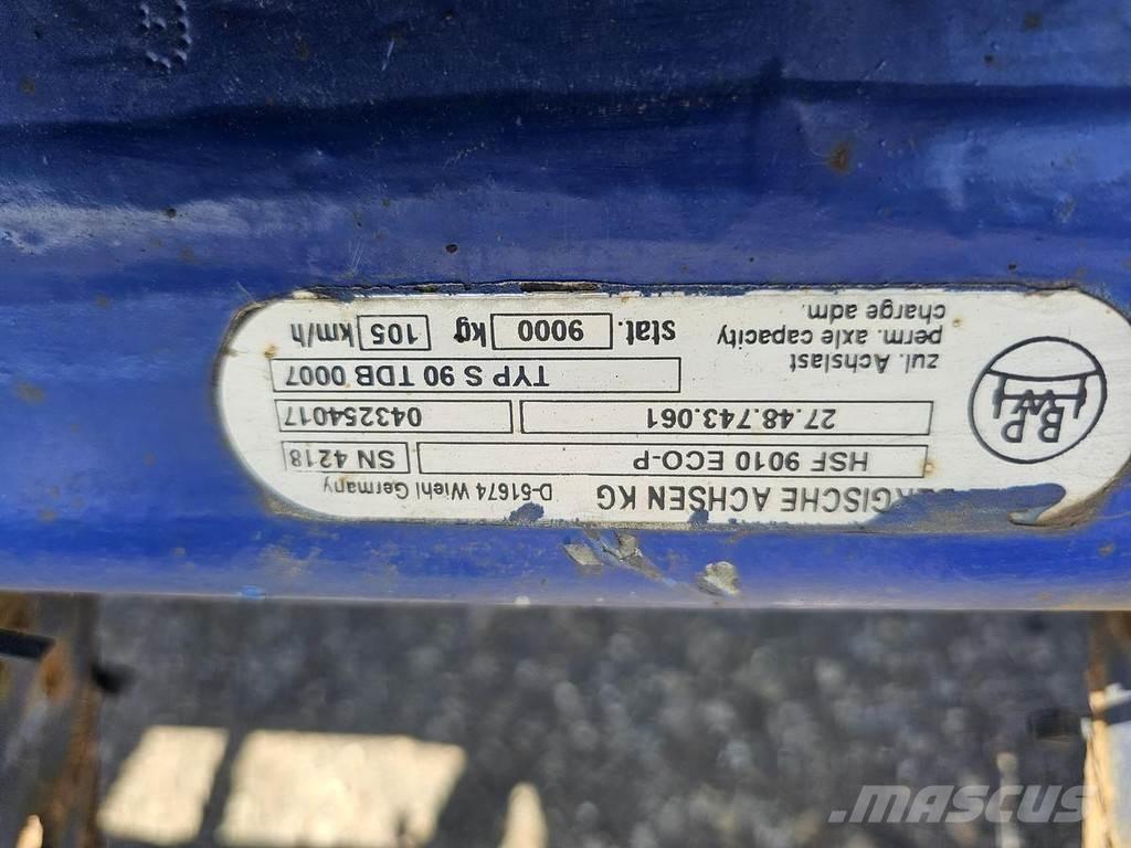 BPW HSF 9010 ECO-P Nápravy