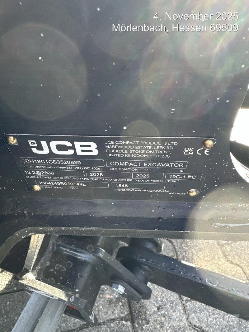 JCB 19C-1 Mini rýpadlá < 7t