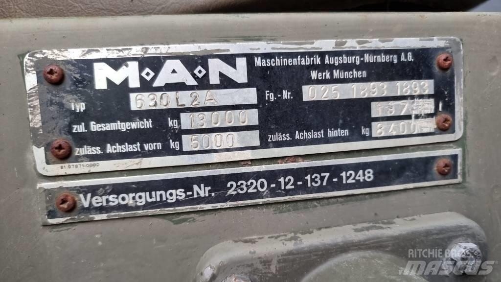 MAN 630 Skriňová nadstavba