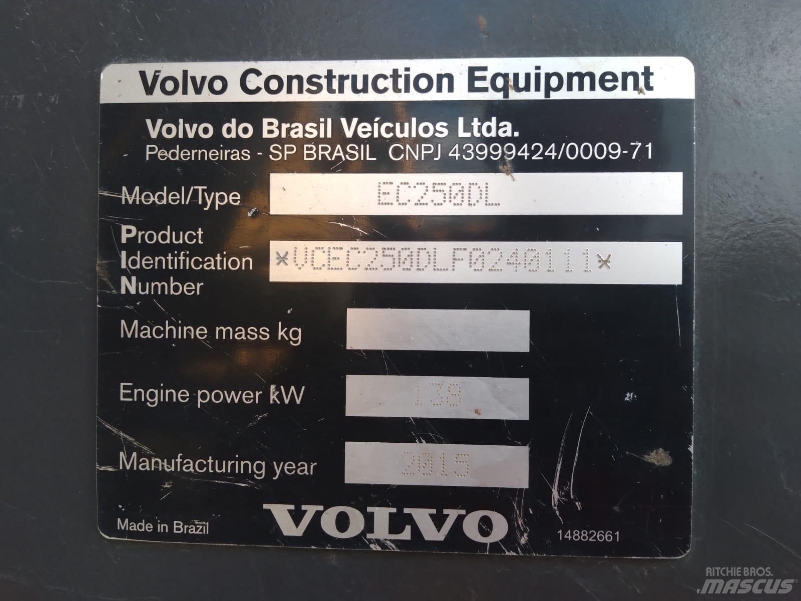Volvo EC 250 D L Pásové rýpadlá