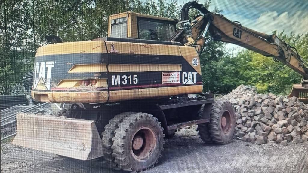 CAT M 315 Kolesové rýpadlá