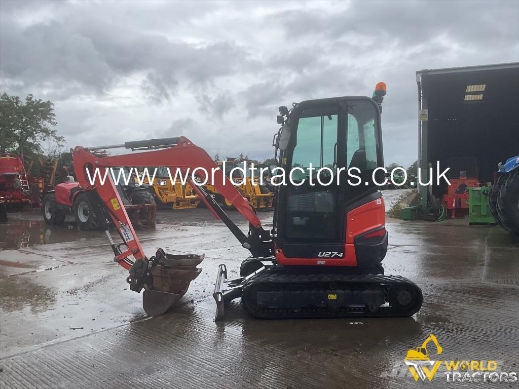 Kubota U 27-4 Mini rýpadlá < 7t