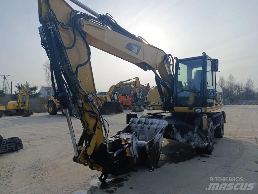 CAT M 313 D Kolesové rýpadlá