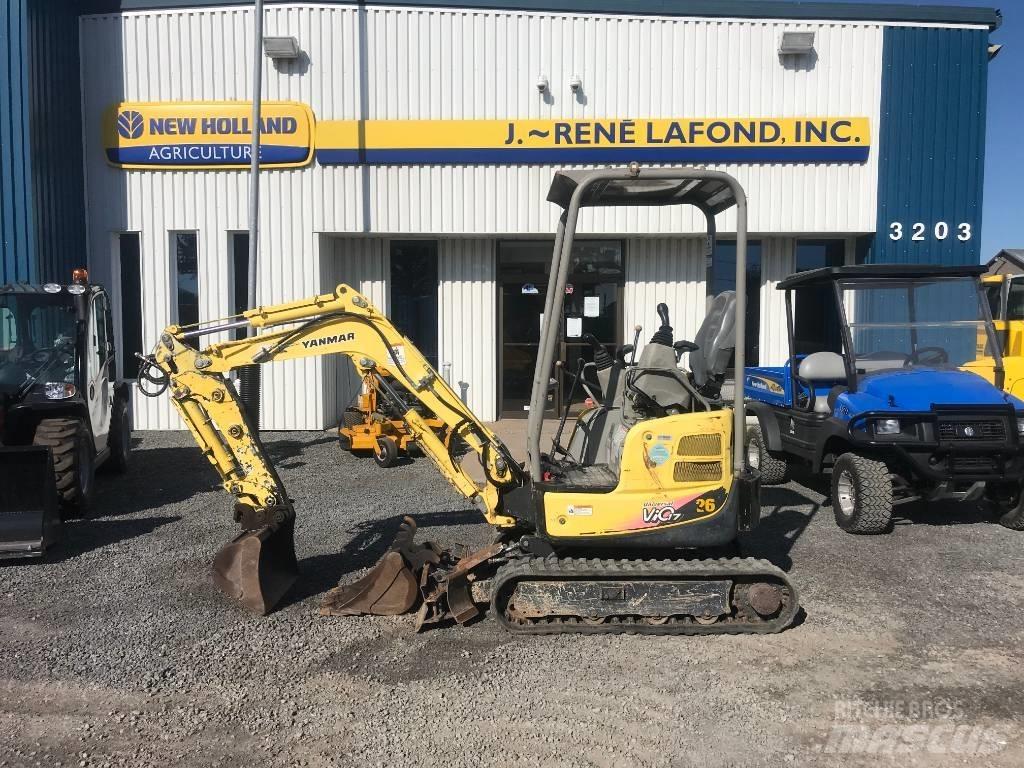Yanmar Vio 17 Pásové rýpadlá